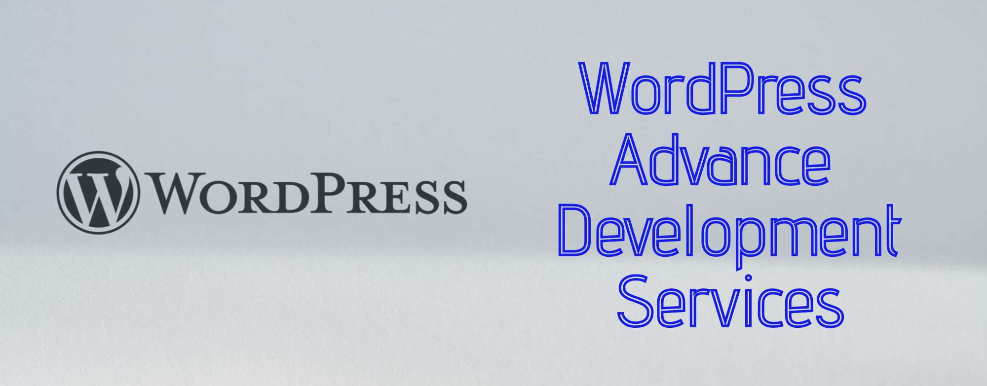 WordPress Advance Development Services Banner - RF Technologies