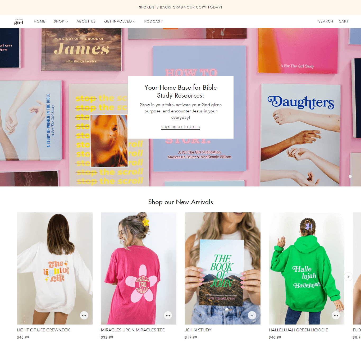 For The Girl Store - Books Selling Website - RF Technologies
