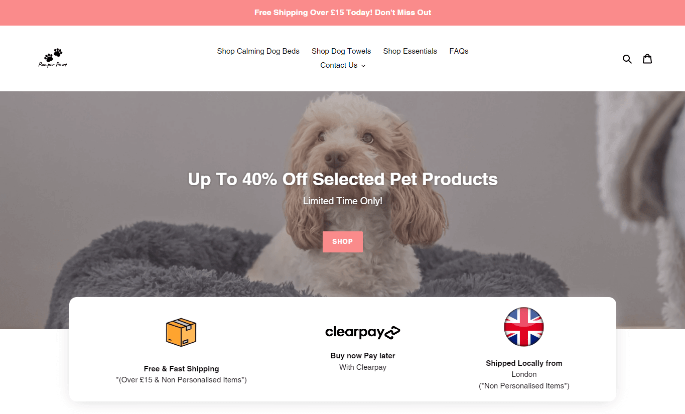 Pamper Paws - RF Technologies